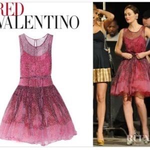 Red Valentino dress seen on Blair Waldorf in Gossip Girl